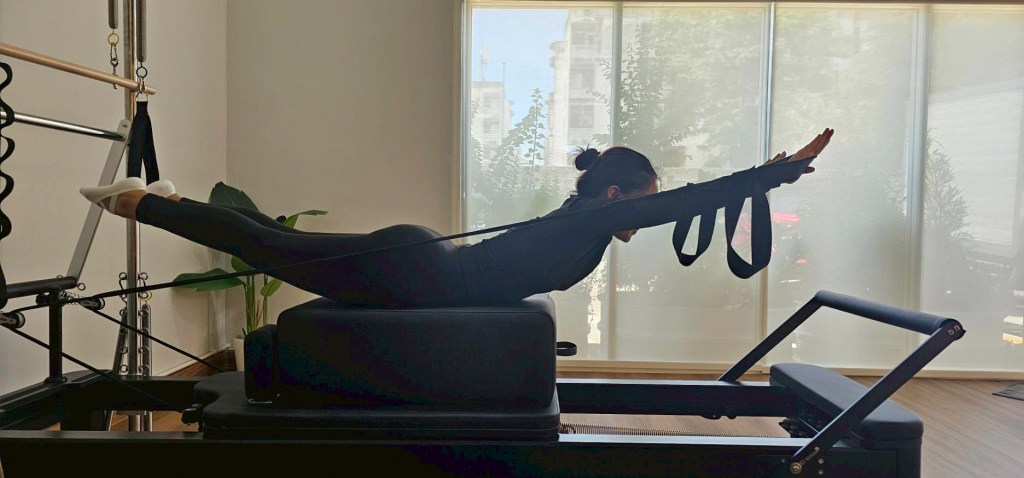 Back extension on the reformer box